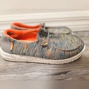 Hey dudes multicolored/peach Youth 3 / W4